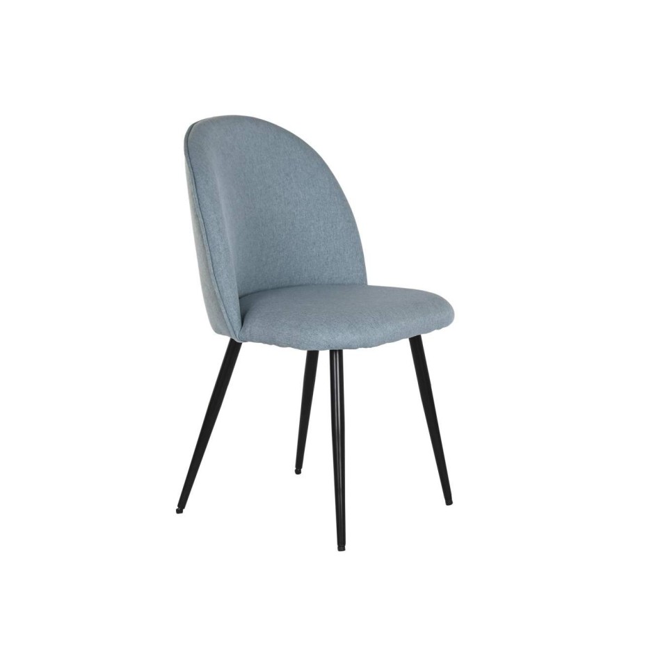 Silla Poliéster Metal Azul