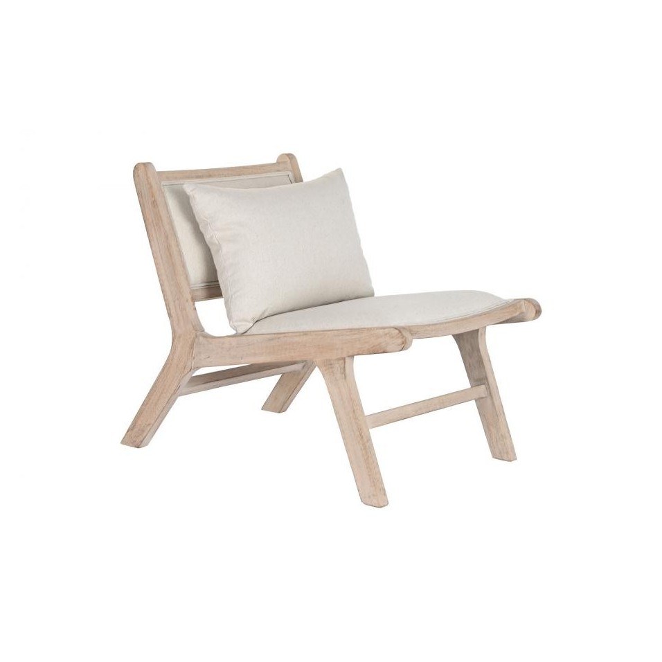 Silla Abeto Poliéster Beige