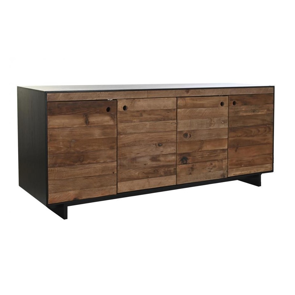 Buffet Madera Reciclada Pino Negro