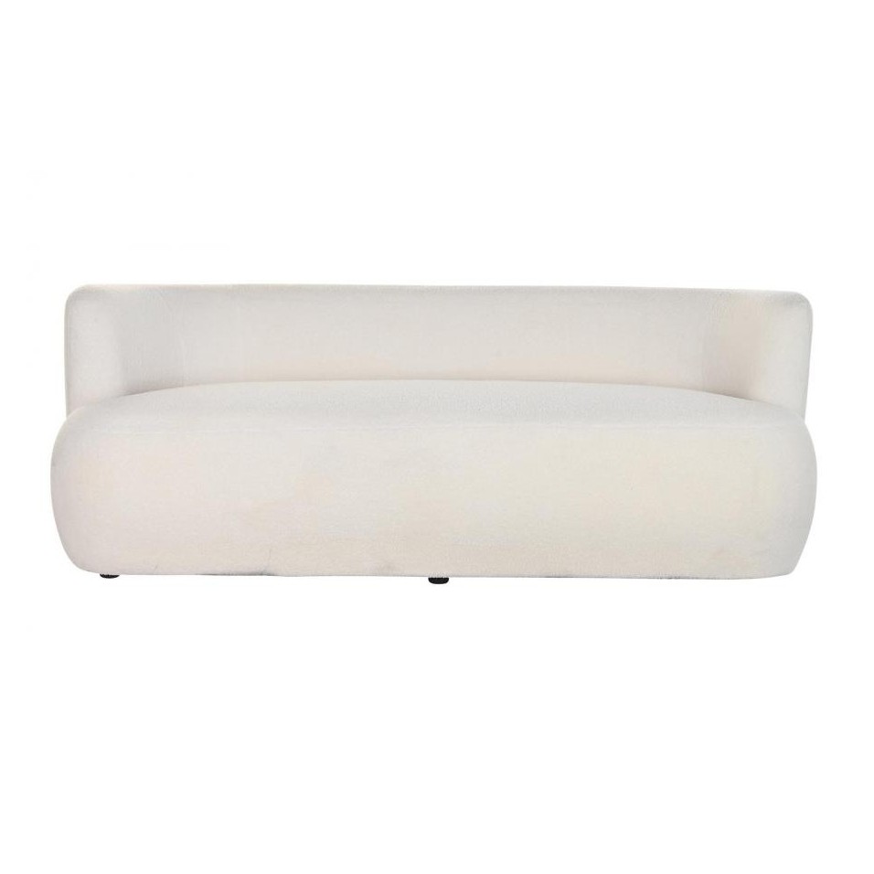 Sofa Poliéster Borreguito Blanco