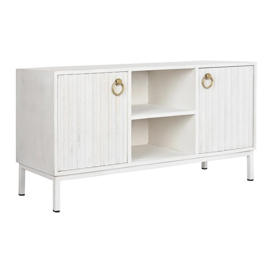 Mueble TV Mango Metal Blanco