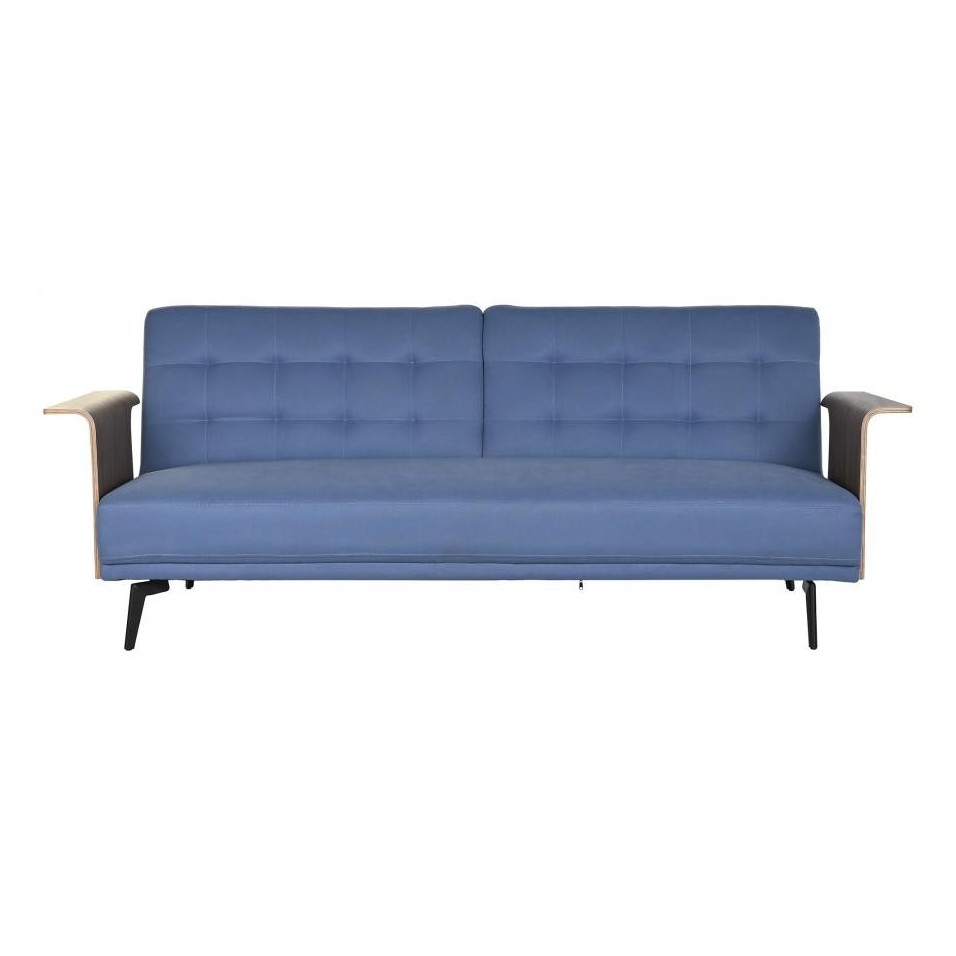 Sofa Cama Eucalipto Metal Azul