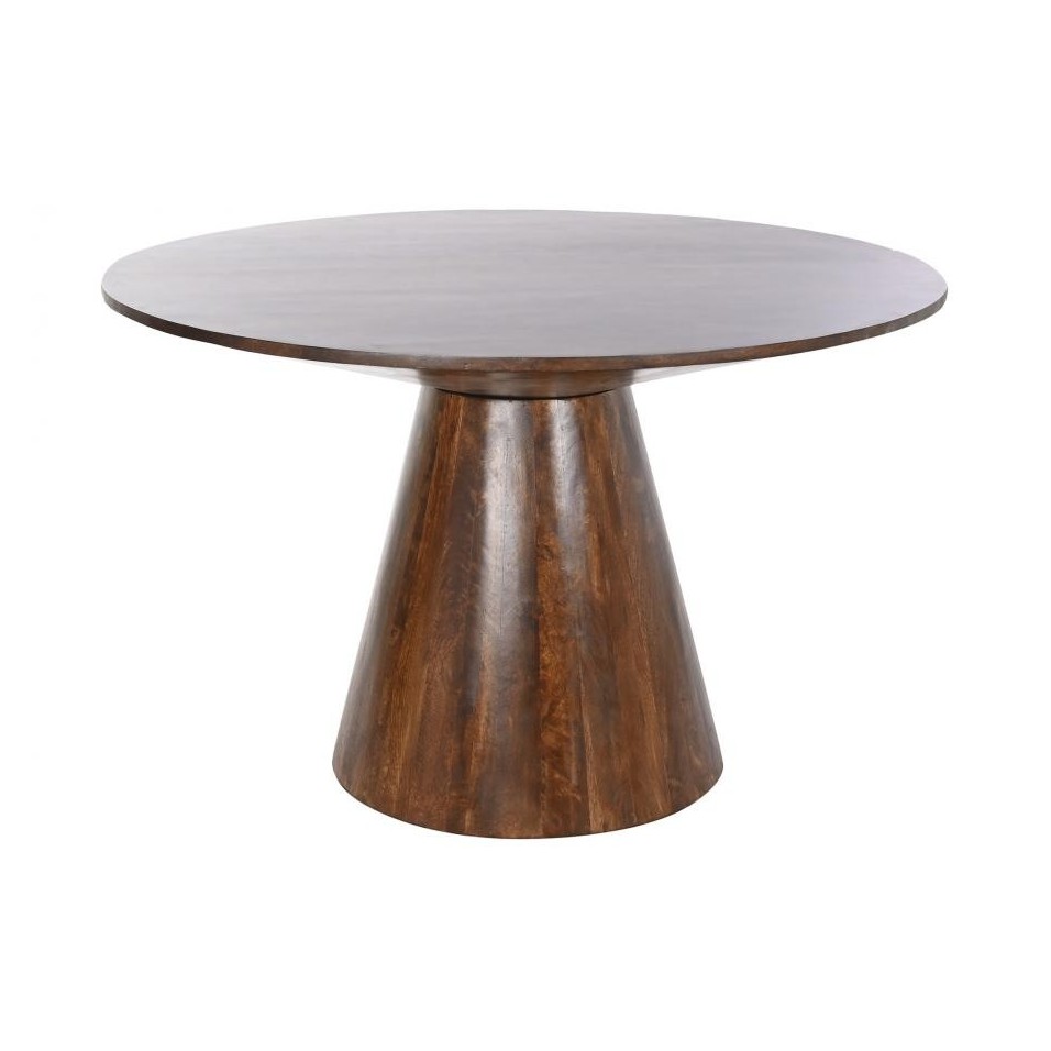 Mesa Comedor Mango Marron Oscuro