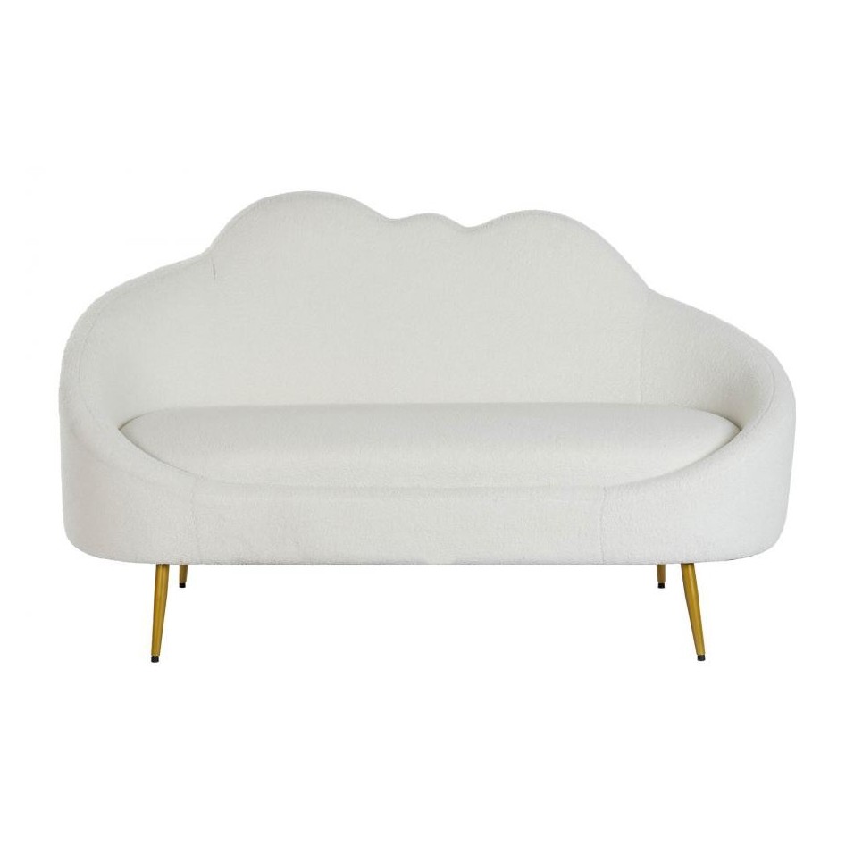 Sofa Poliester Metal Nube Borreguito