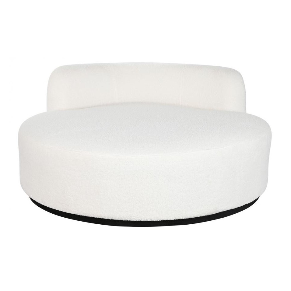 Sofa Poliester Borreguito Blanco