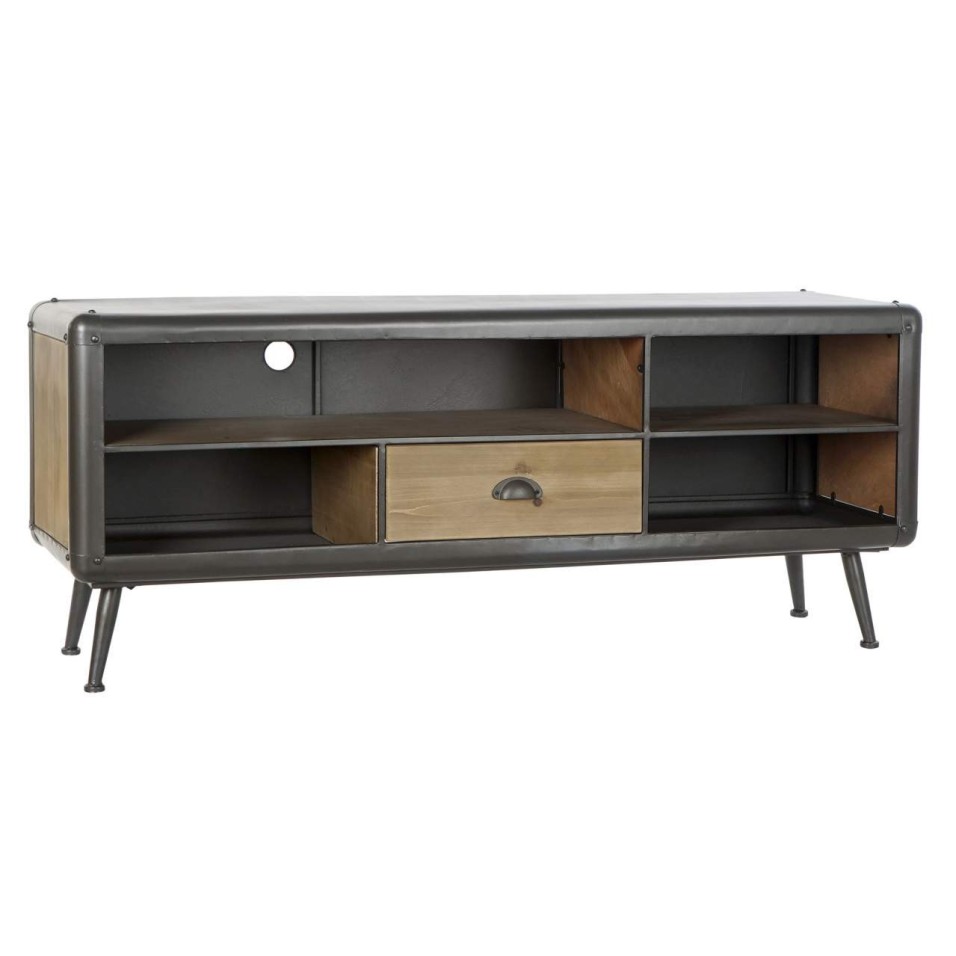 Mueble TV Abeto Metal 10 Natural