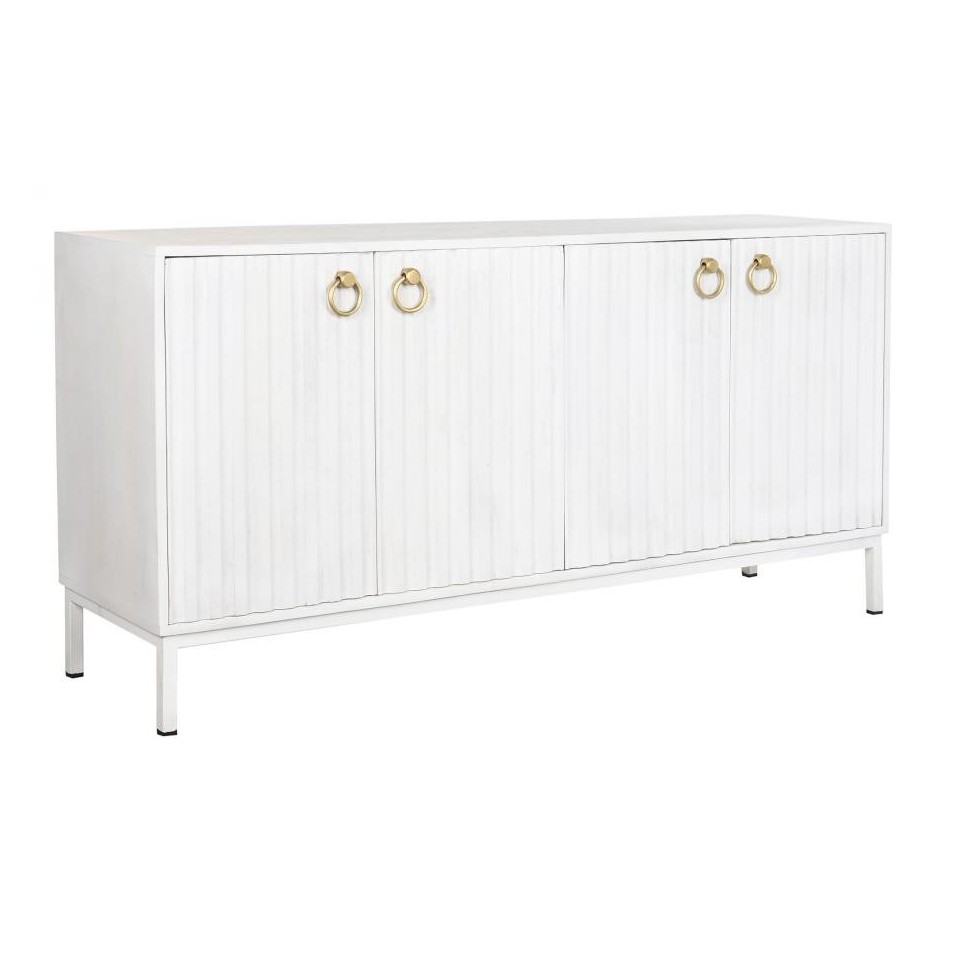 Buffet Mango Metal Blanco