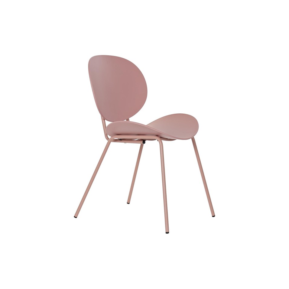 Silla Pp Metal Mate Rosa