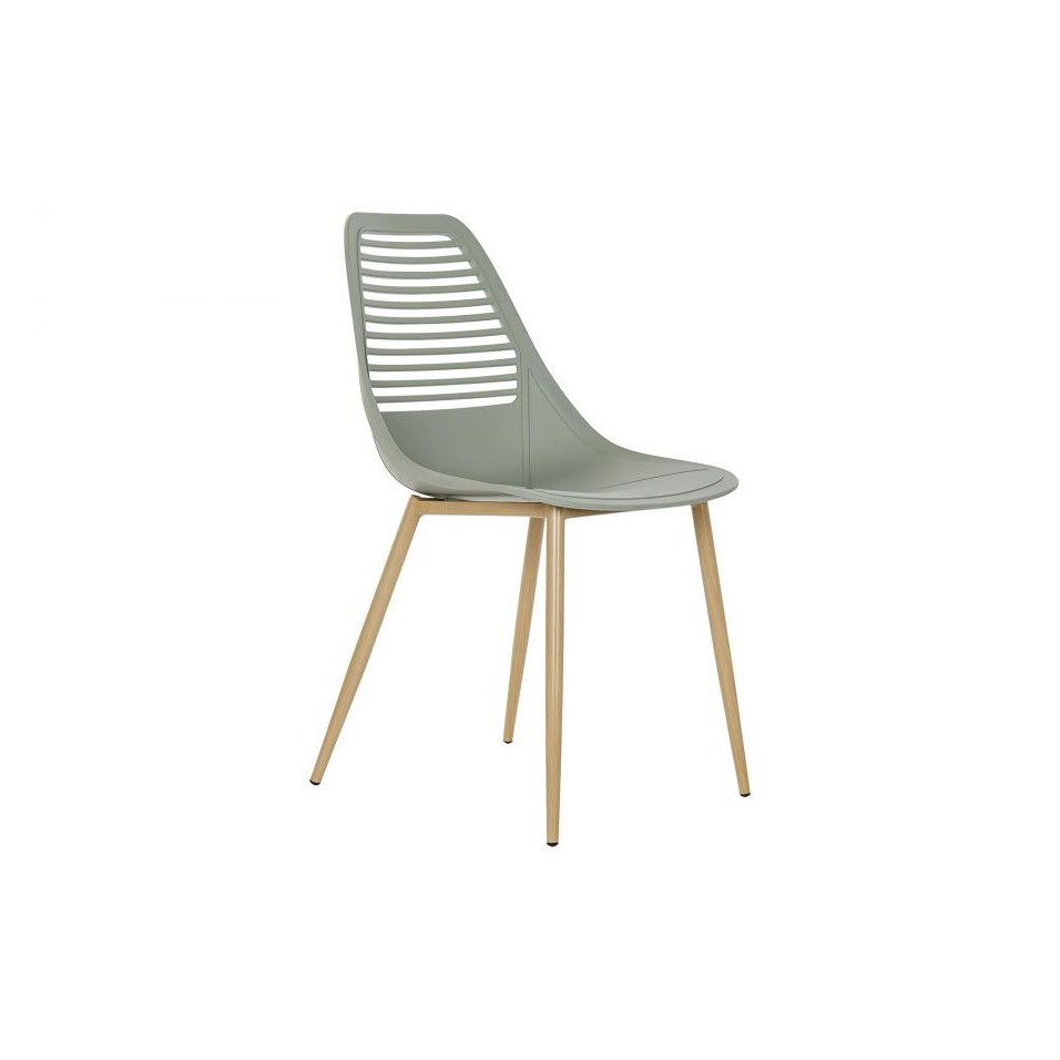 Silla Pp Metal Mate Verde Menta