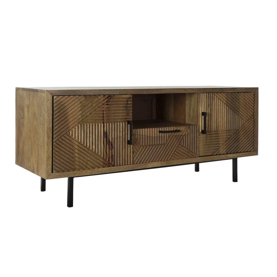 Mueble TV Mango Metal Marrón Claro