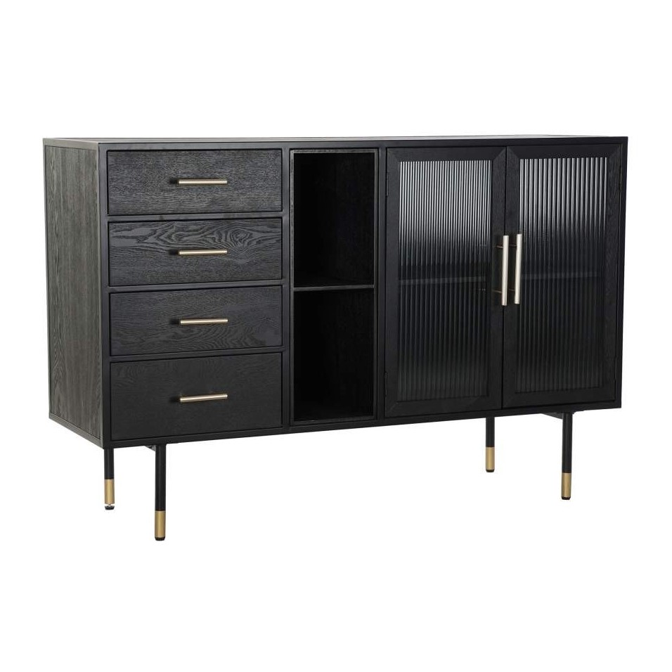 Buffet MDF Cristal Negro