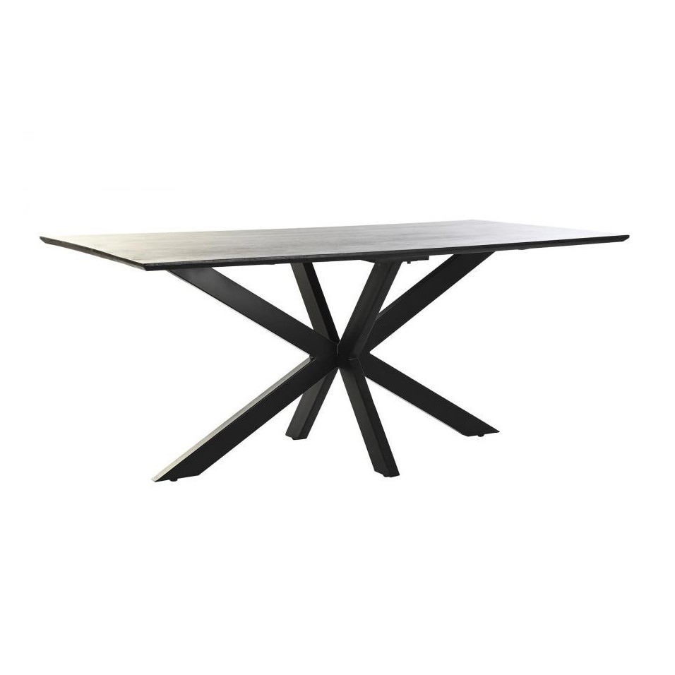 Mesa Comedor Mango Metal Negro