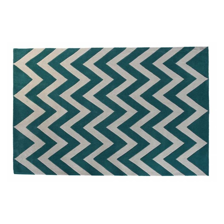 Alfombra Poliéster 1800 GSM Zigzag